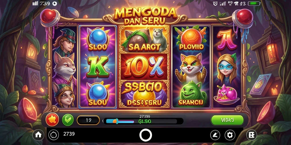 Screenshot gameplay 2739 menampilkan momen seru saat putaran Slot.