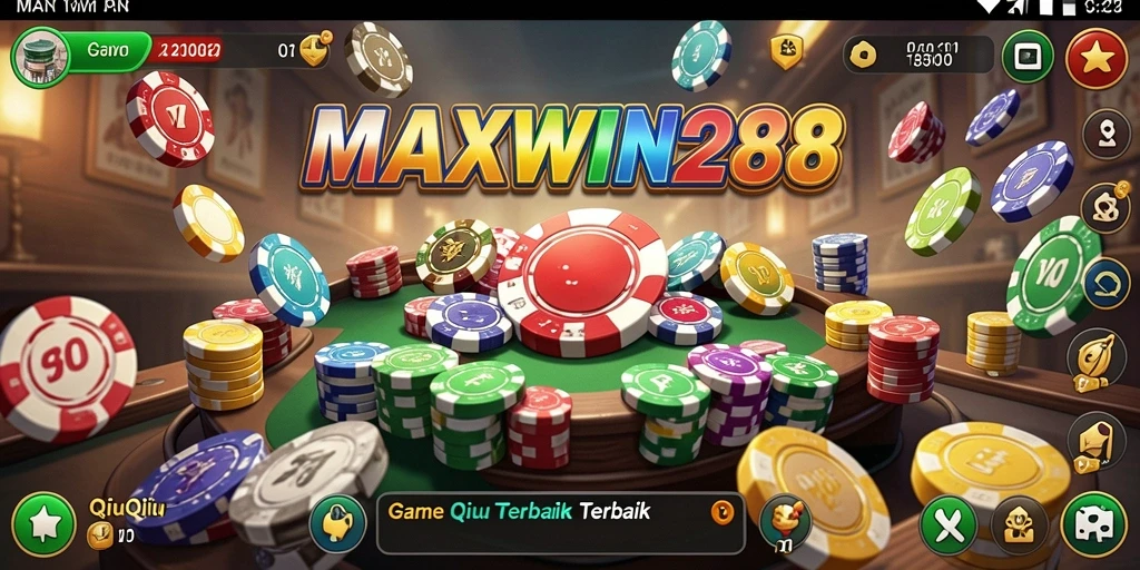 Tampilan gameplay seru di MAXWIN288 QiuQiu.