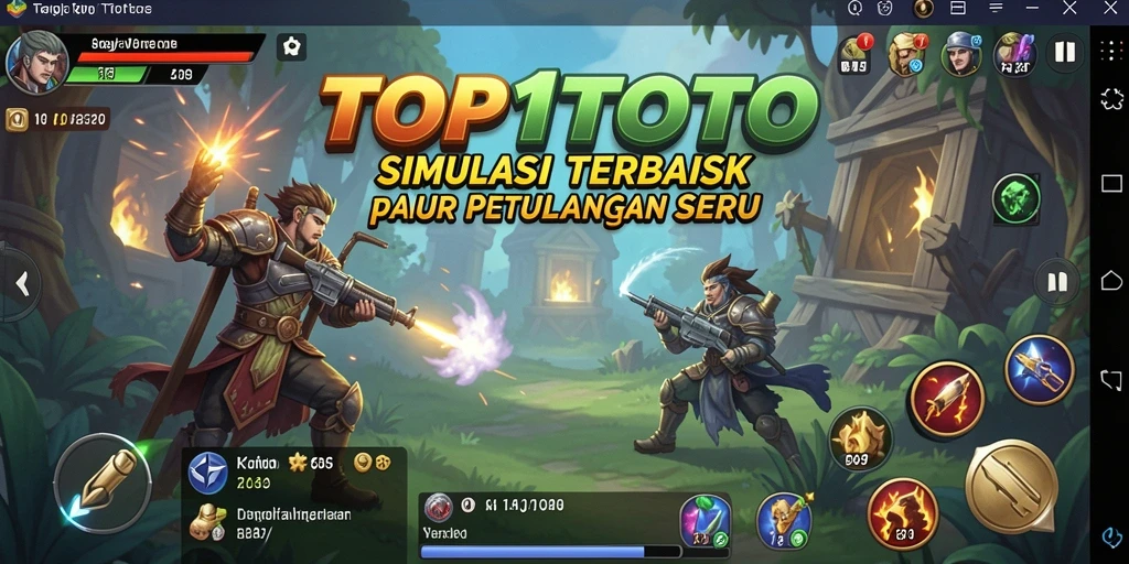 Screenshot utama TOP1TOTO menampilkan pengalaman gameplay yang realistis.